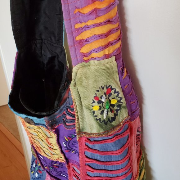 Rising International Hobo Patchwork Distressed Bag - Picture 3 of 8